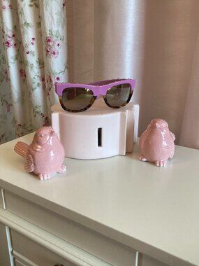 Valentino VA4023 Color block crystal Havana gradient smoke tint sunglasses